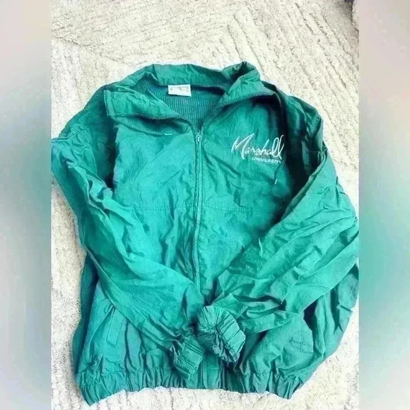 Jackets & Blazers - Marshall University Vintage Rain Jacket